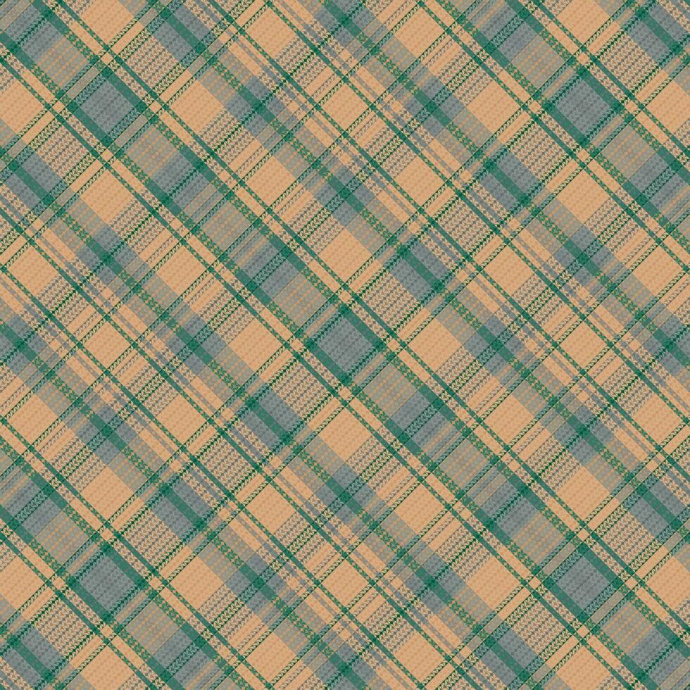 Tartan plaid pattern with texture and summer color. vector