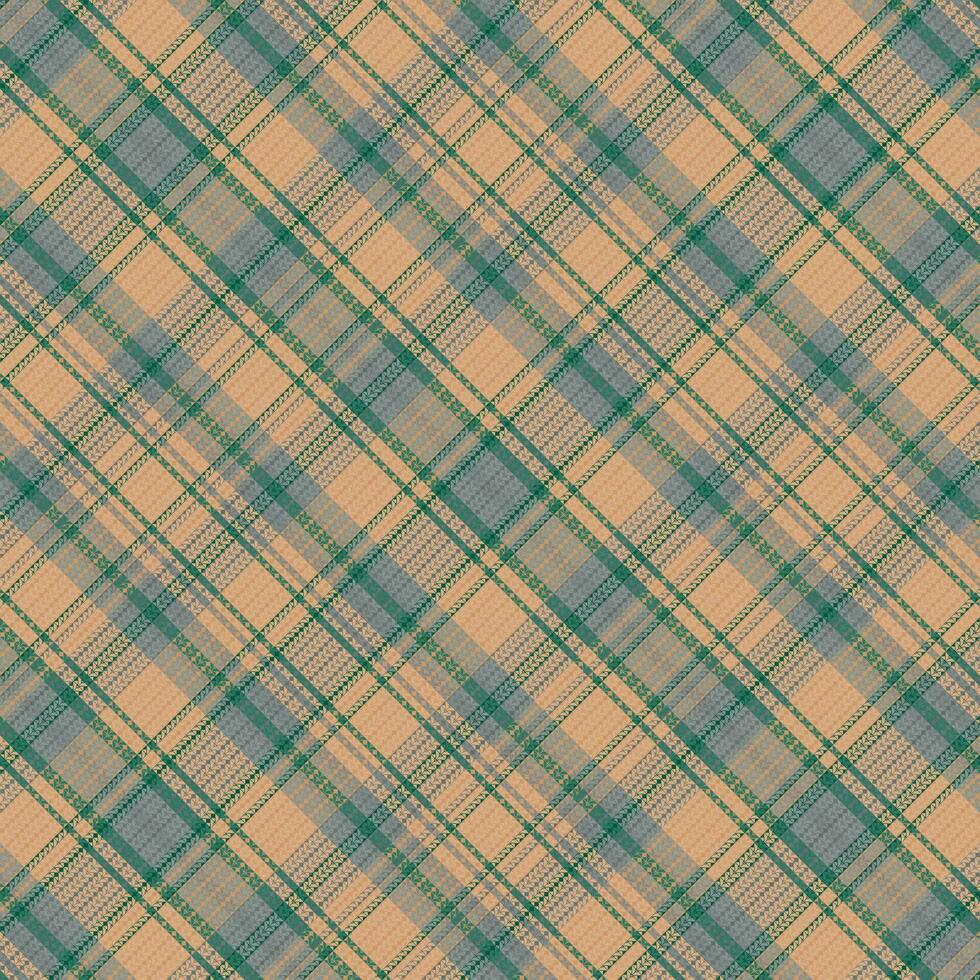 Tartan plaid pattern with texture and summer color. vector