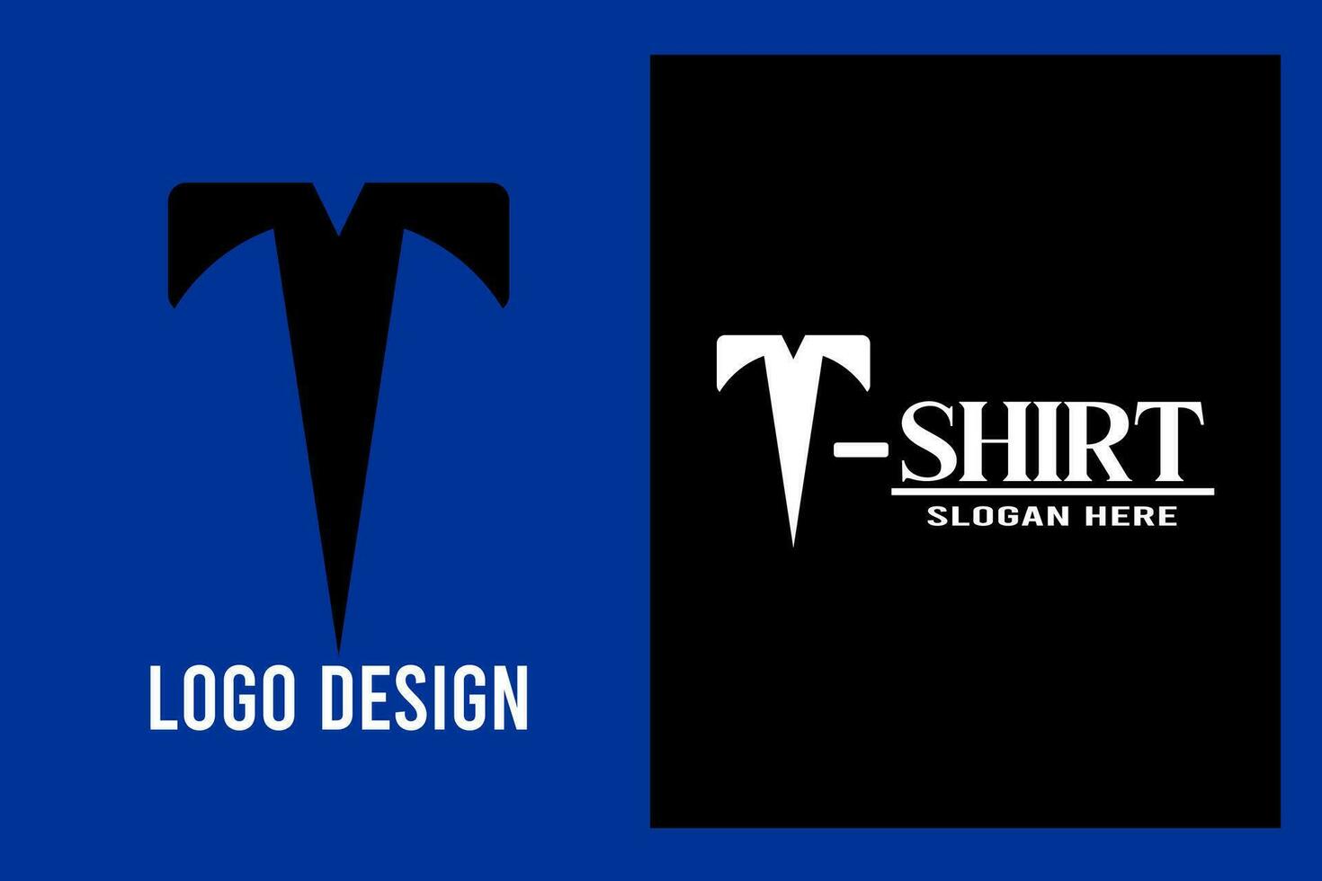 t-shirt logo. The letter T that forms a t-shirt, simple, elegant, cool, vector illustration
