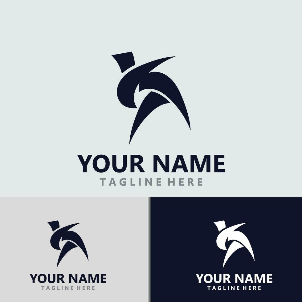 Minimalist AK, Letter Logo, simple and Luxury Icon Vector business identity design Template