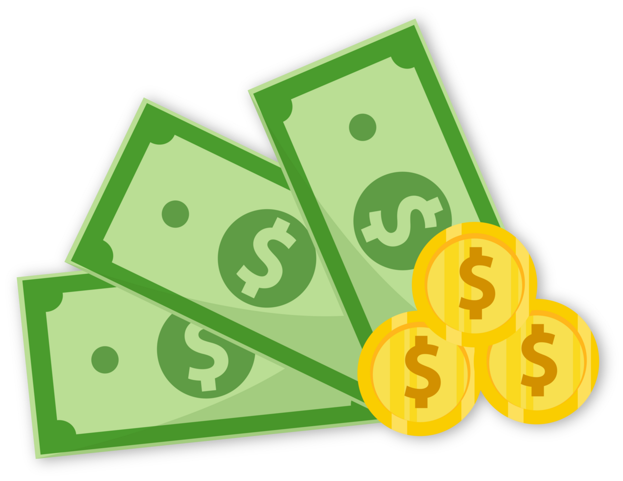 money sign dollar with transperancy background png