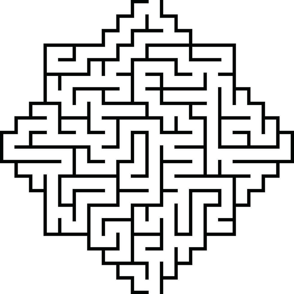 Kids riddle, maze puzzle, labyrinth vector illustration