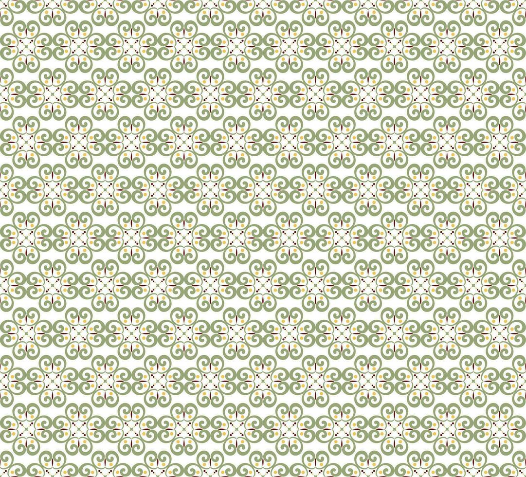 Seamless pattern for background, wallpaper, textile printing, packaging, wrapper, etc. Intersecting curved ornaments and scrolls forming abstract oriental backdrop vector