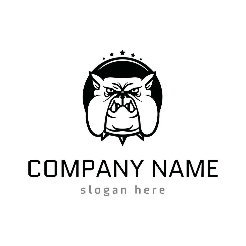 perro logo vector. mascota simpático logo. animal logotipo concepto. vector ilustración.