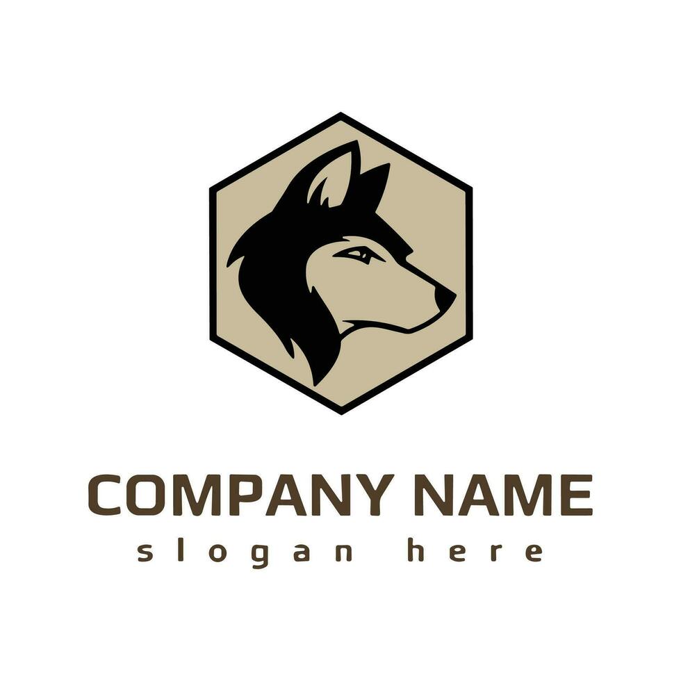 Dog logo vector. Pet friendly logo. Animal Logotype concept. Vector illustration.