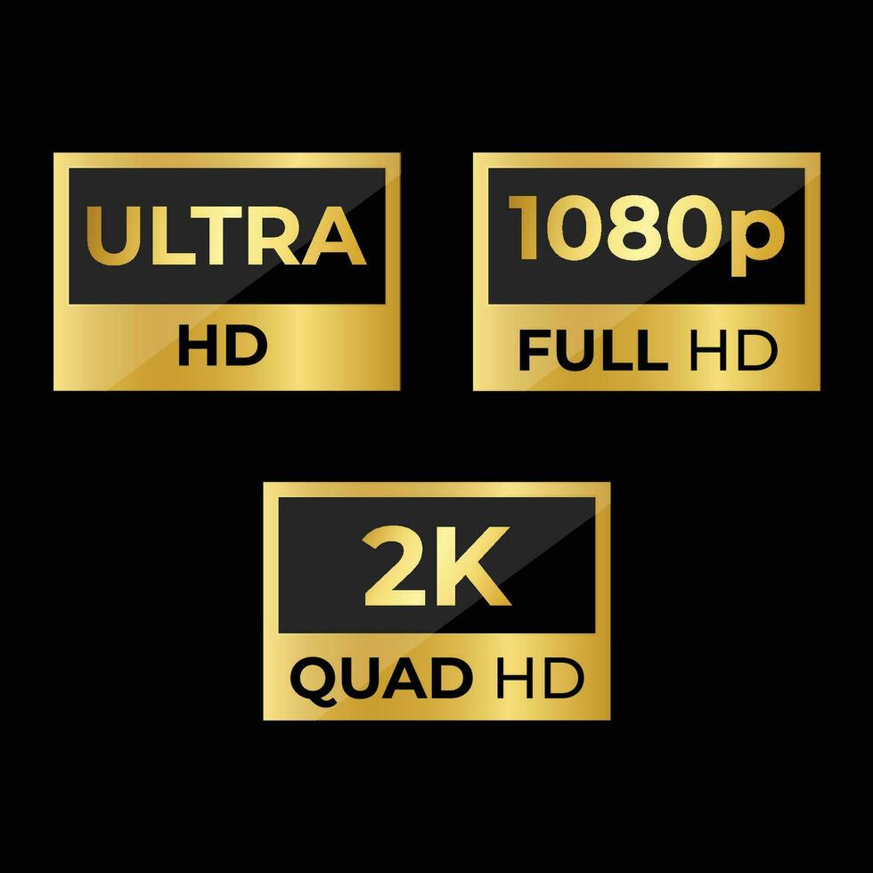 vector ultra hd icon badge collection