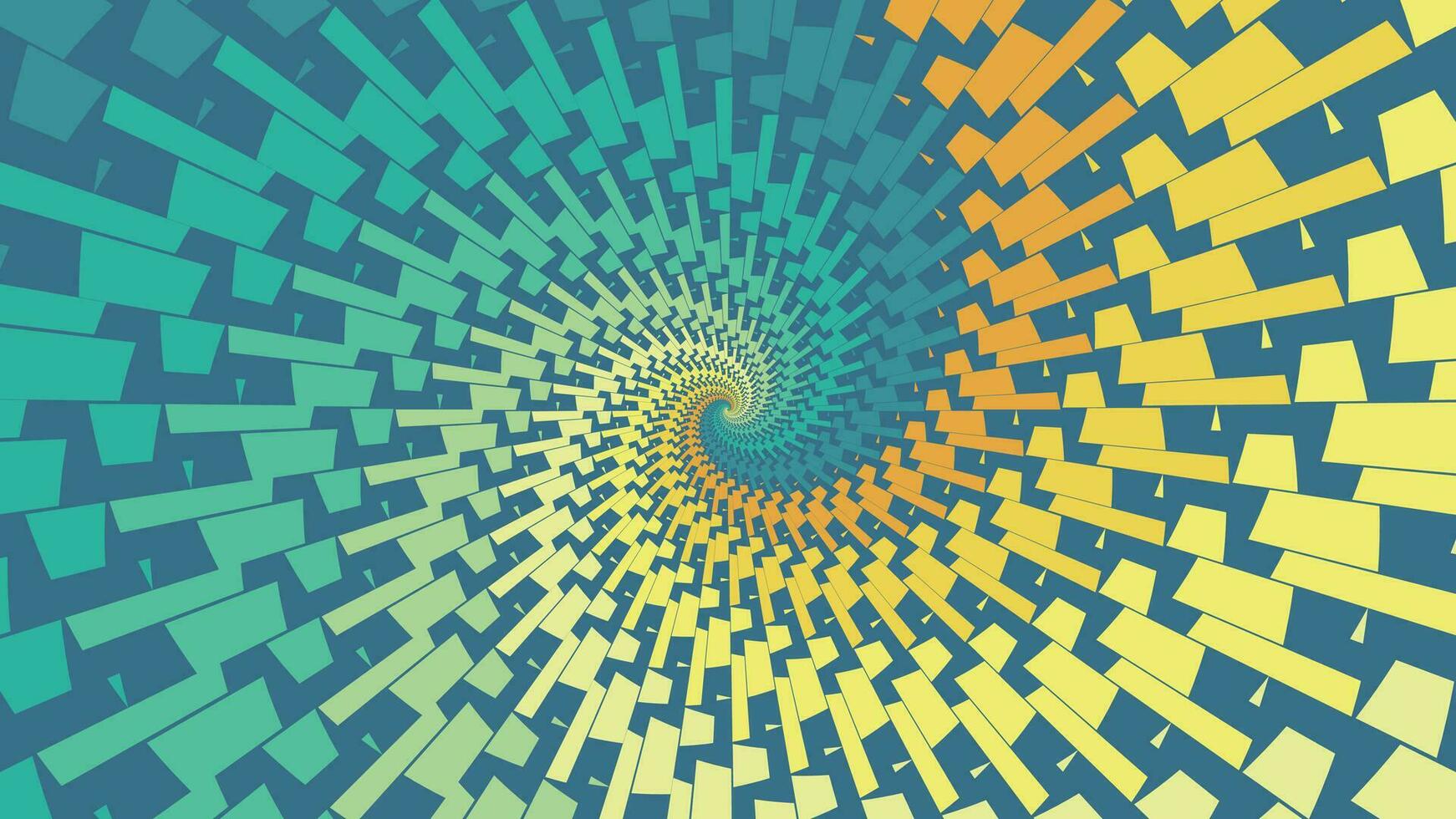 Abstract spiral spinning vortex creative style background. vector