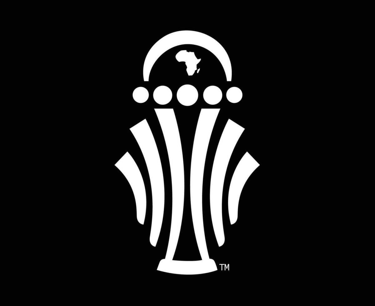 lata Marfil costa 2023 símbolo logo blanco resumen africano taza de naciones fútbol americano diseño vector ilustración con negro antecedentes