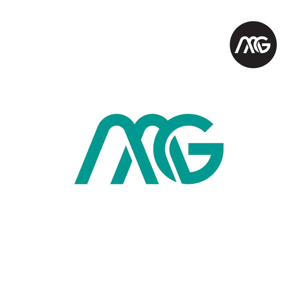 Letter AAG Monogram Logo Design vector