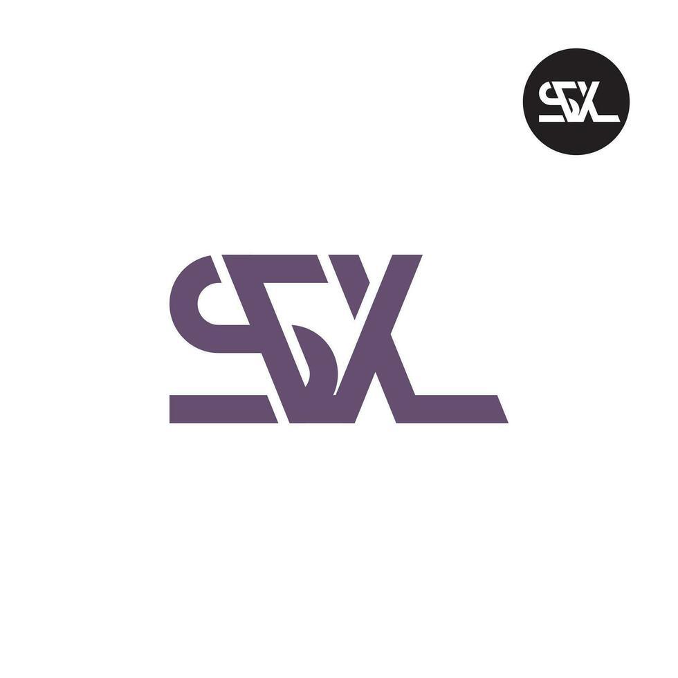 letra svl monograma logo diseño vector