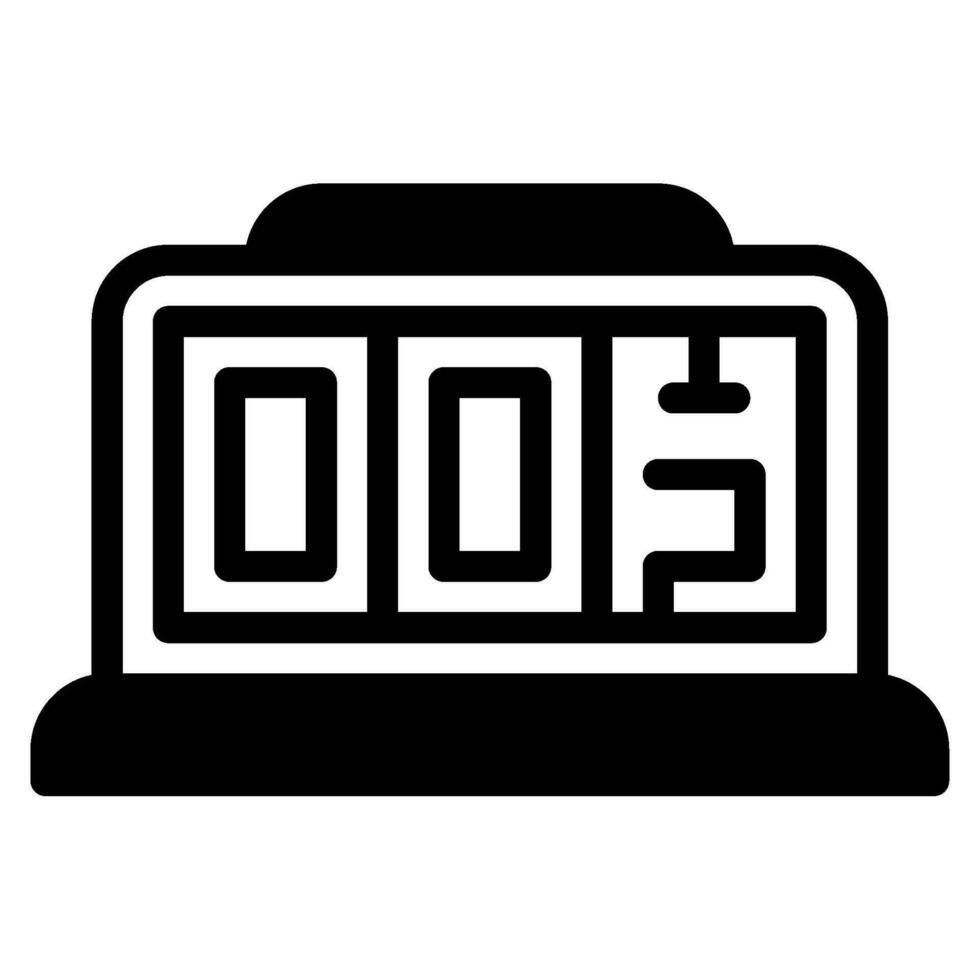 cuenta regresiva icono para uiux, web, aplicación, infografía, etc vector