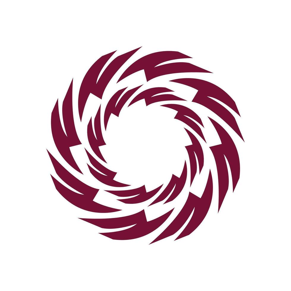 Swirling circles. Abstract spirals and liquid twirls. Hypnotic shapes black vector graphic, vortex symbol.