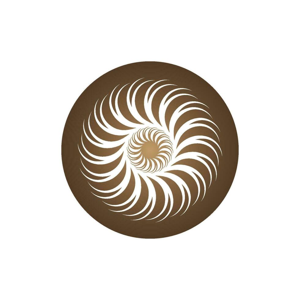 Swirling circles. Abstract spirals and liquid twirls. Hypnotic shapes black vector graphic, vortex symbol.