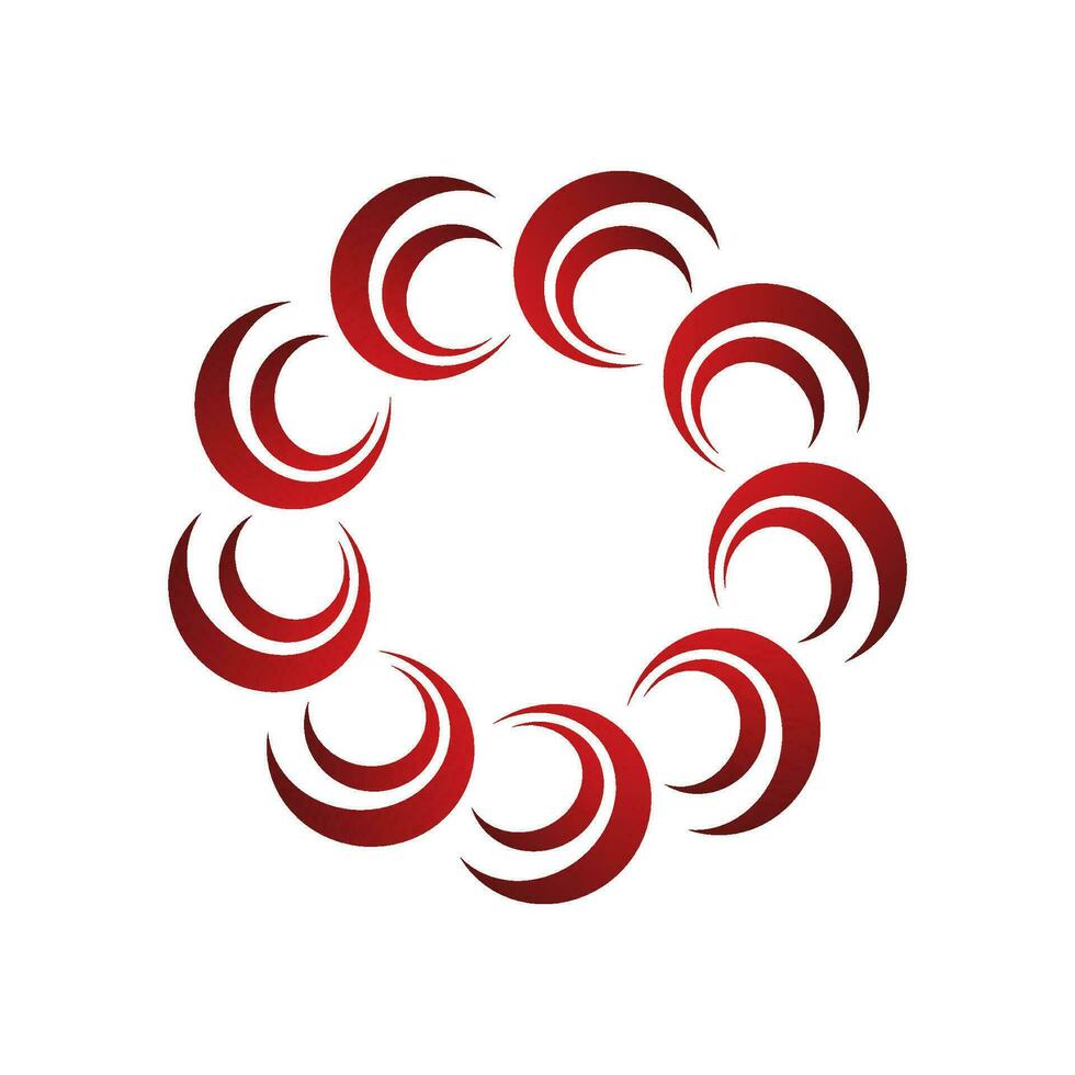Swirling circles. Abstract spirals and liquid twirls. Hypnotic shapes black vector graphic, vortex symbol.