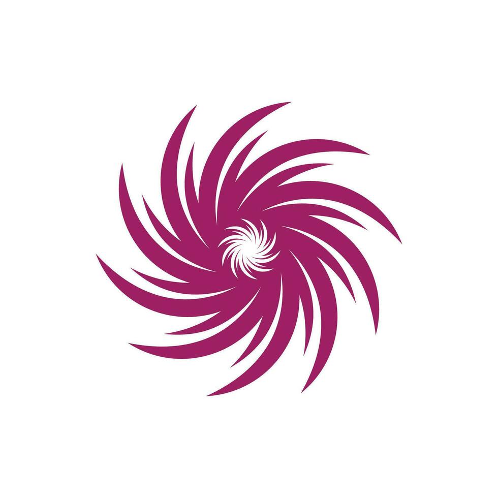 Swirling circles. Abstract spirals and liquid twirls. Hypnotic shapes black vector graphic, vortex symbol.