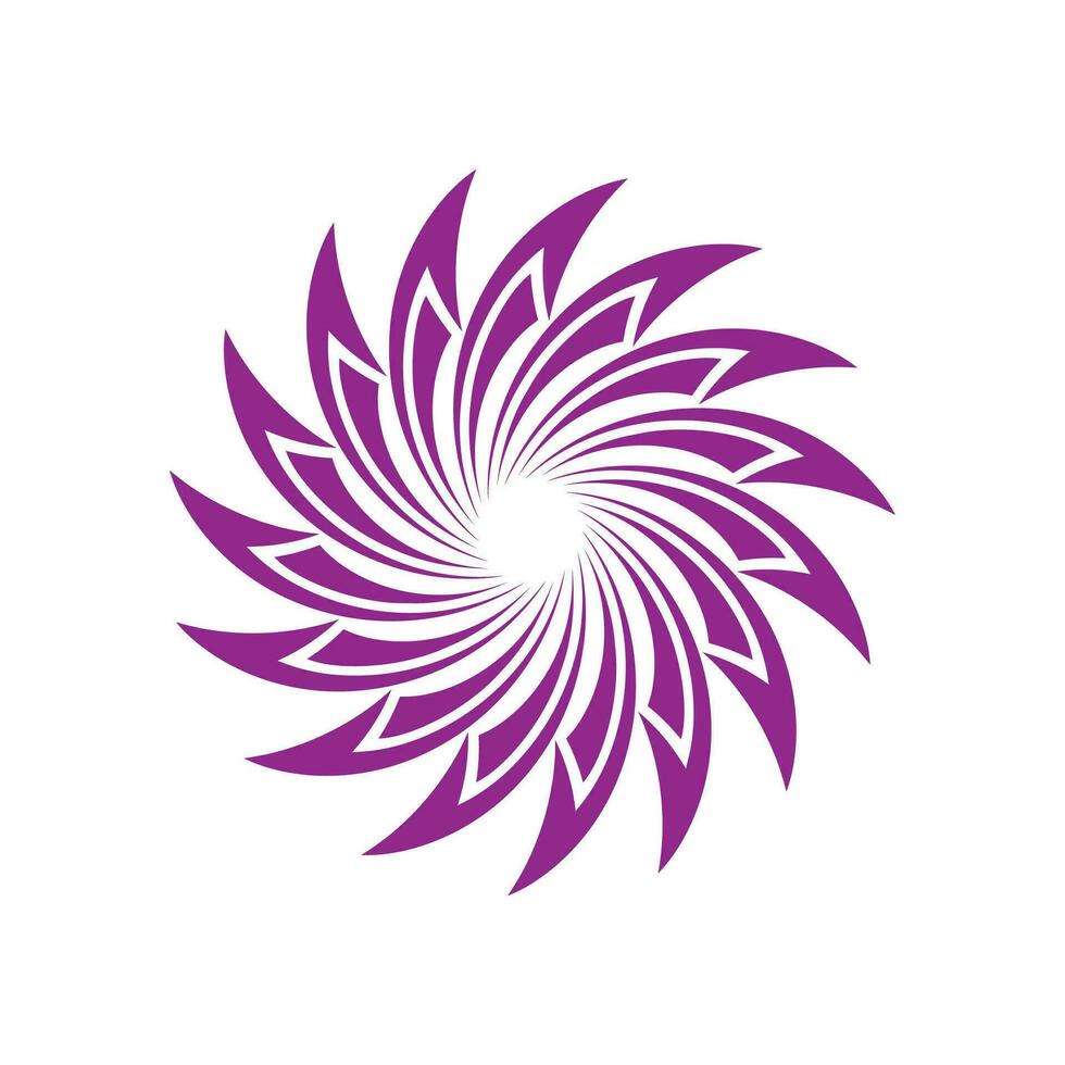 Swirling circles. Abstract spirals and liquid twirls. Hypnotic shapes black vector graphic, vortex symbol.