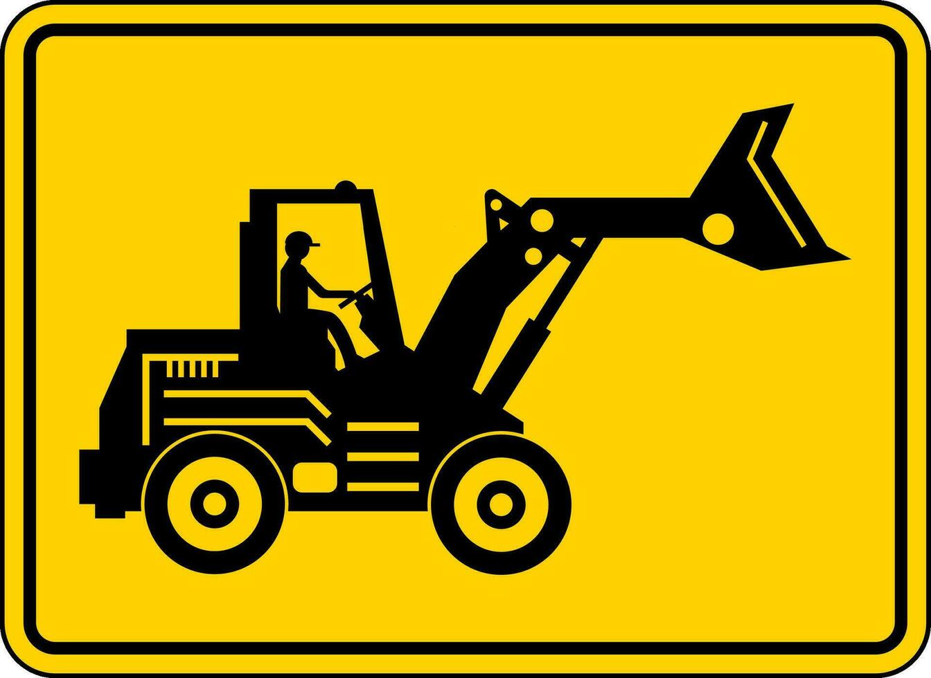 Construction Area Sign Caution vector