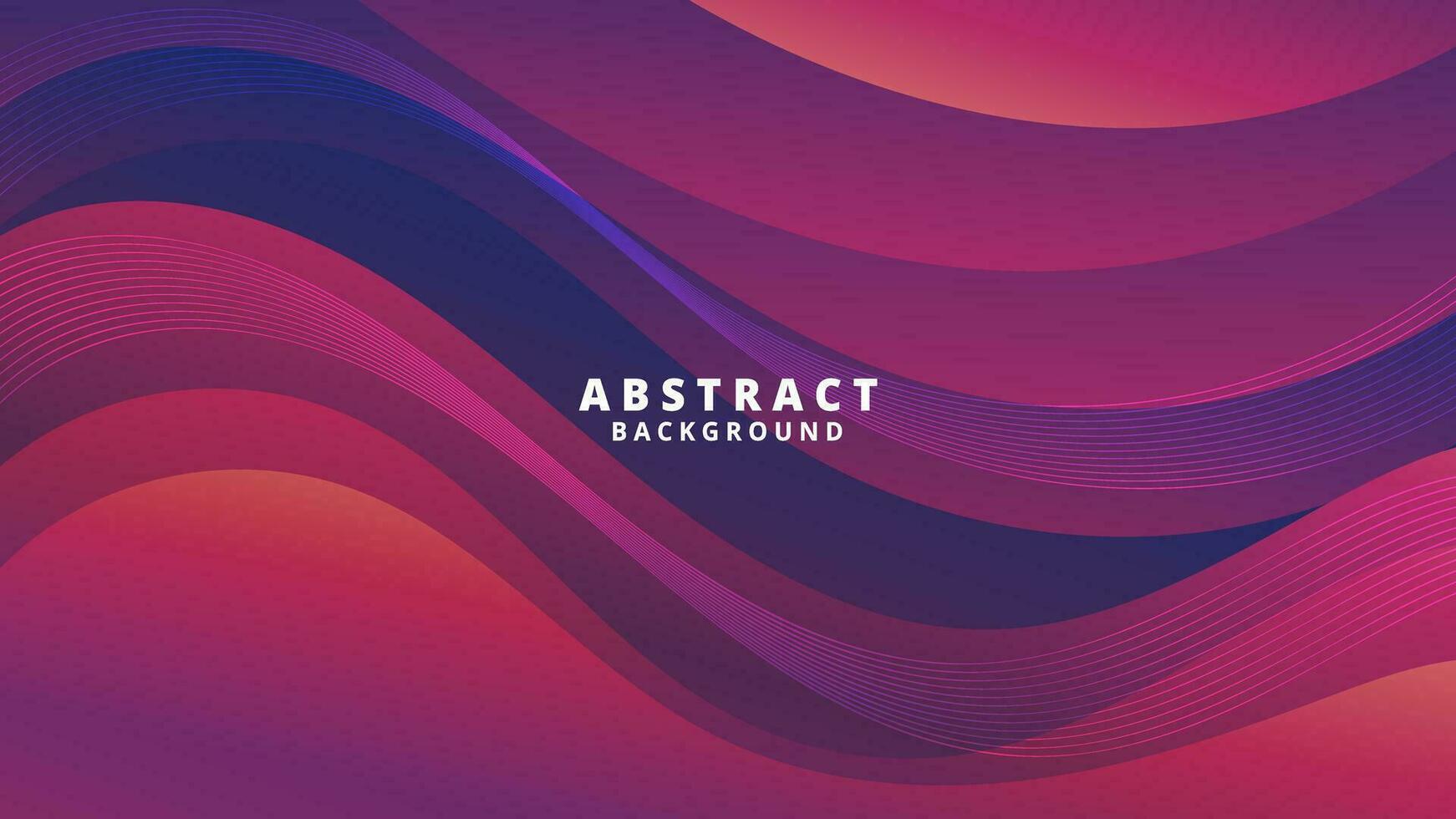 Abstract Gradient  red blue  liquid background. Modern  background design. Dynamic Waves. Fluid shapes composition.  Fit for website, banners, brochure, posters vector