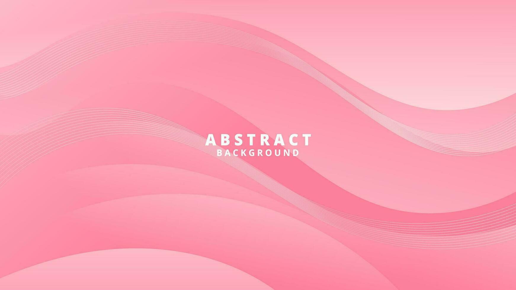 Abstract Gradient  Pink white  liquid background. Modern  background design. Dynamic Waves. Fluid shapes composition.  Fit for website, banners, brochure, posters vector
