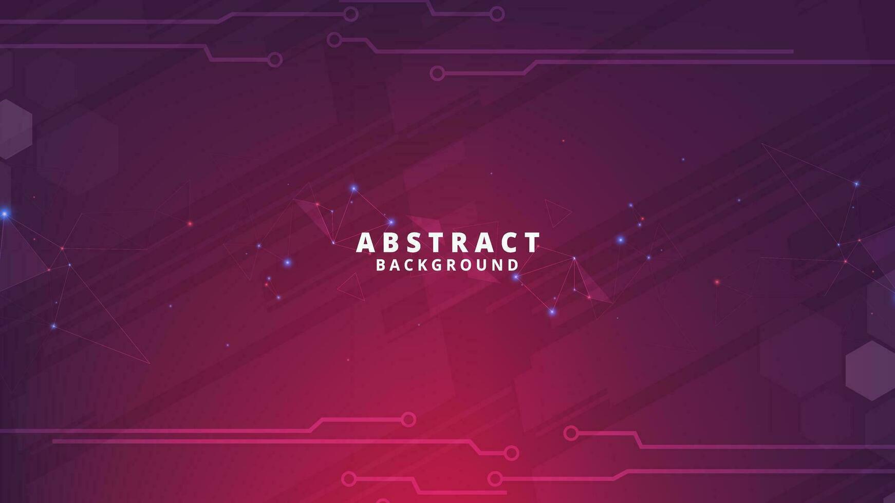 Gradient Digital technology background. Network connection dots and lines. Futuristic background for various design projects such as websites, presentations, print materials, social media posts vector