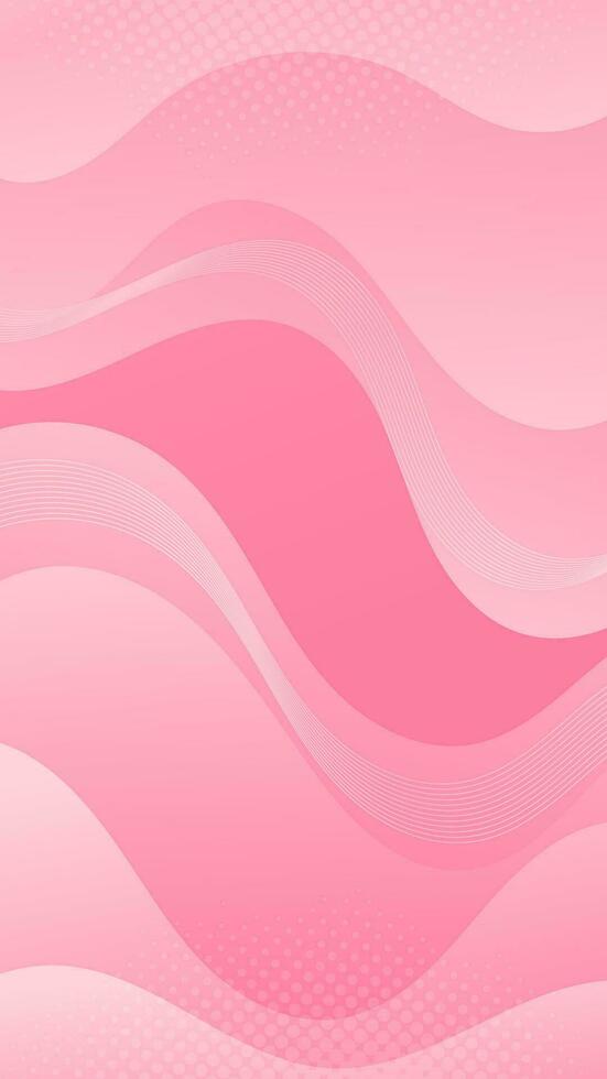 Abstract background pink white color with wavy lines and gradients is a versatile asset suitable for various design projects such as websites, presentations, print materials, social media posts vector
