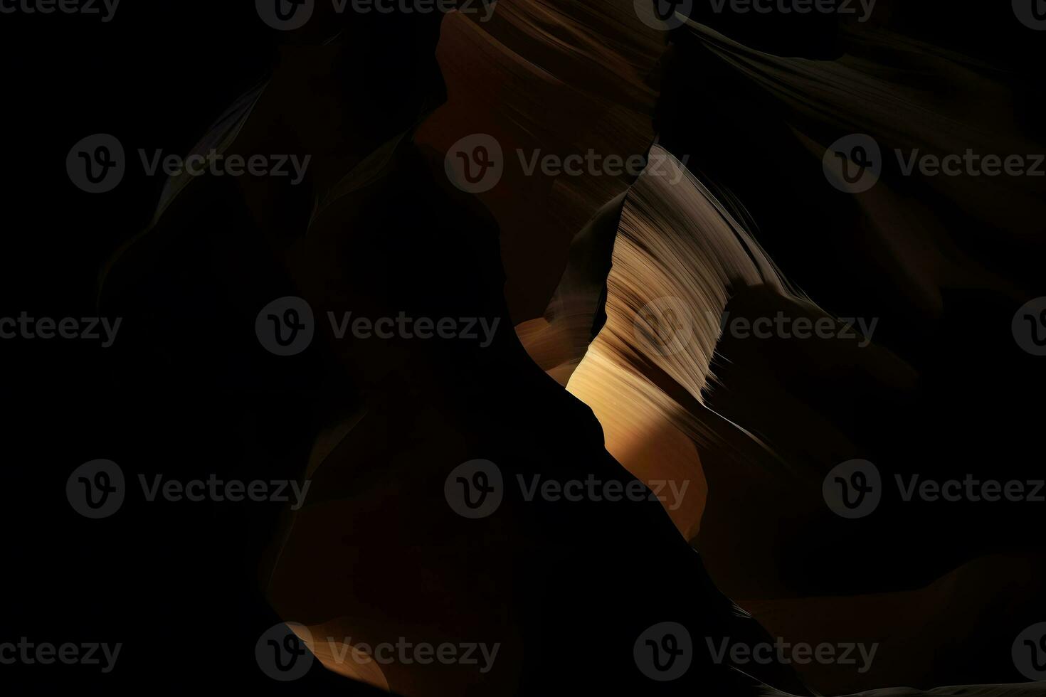 AI generated Antelope Canyon - abstract background. Travel and nature concept. Neural network AI generated photo