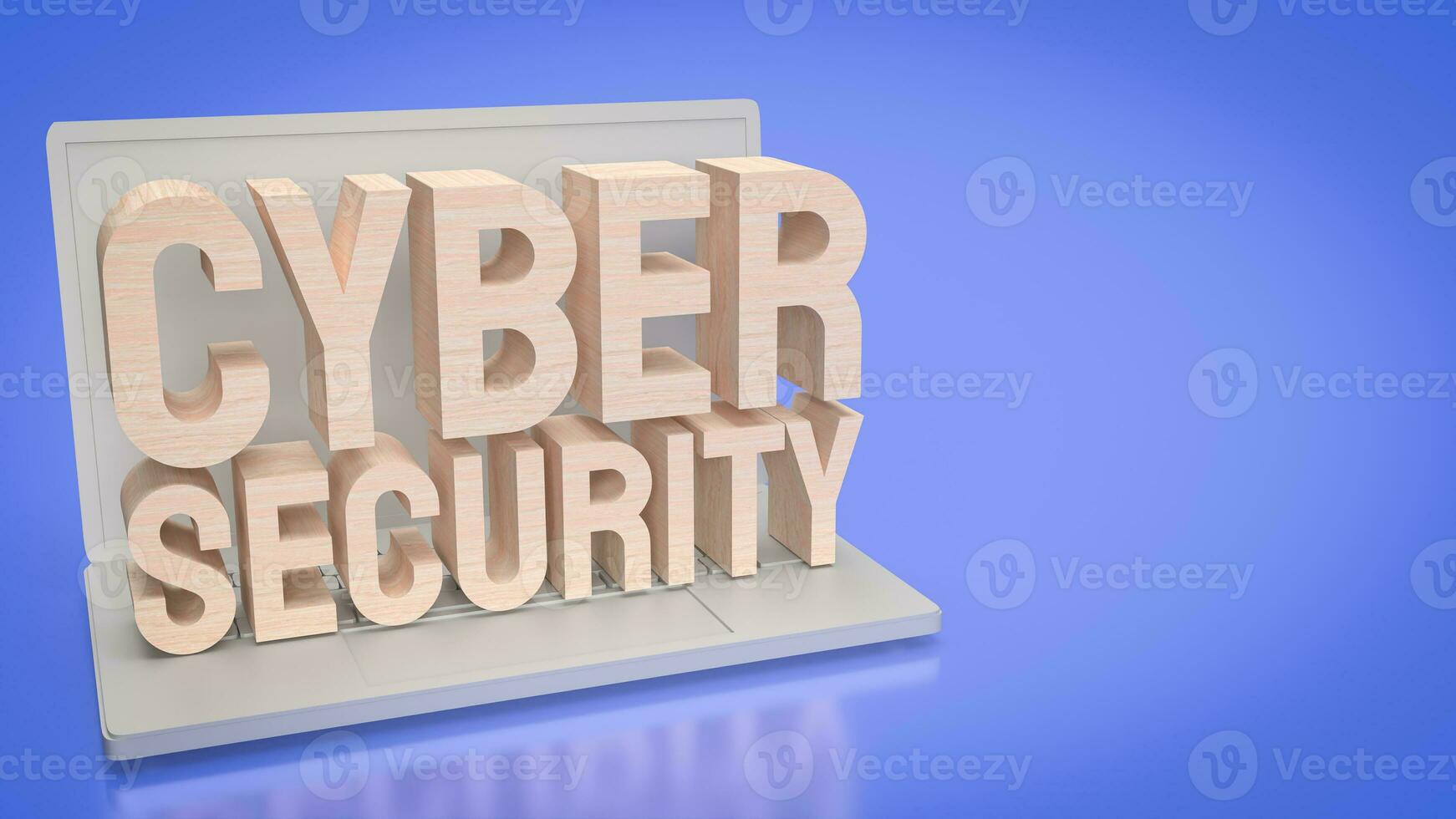 The cyber security for technology and it concept 3d rendering. photo