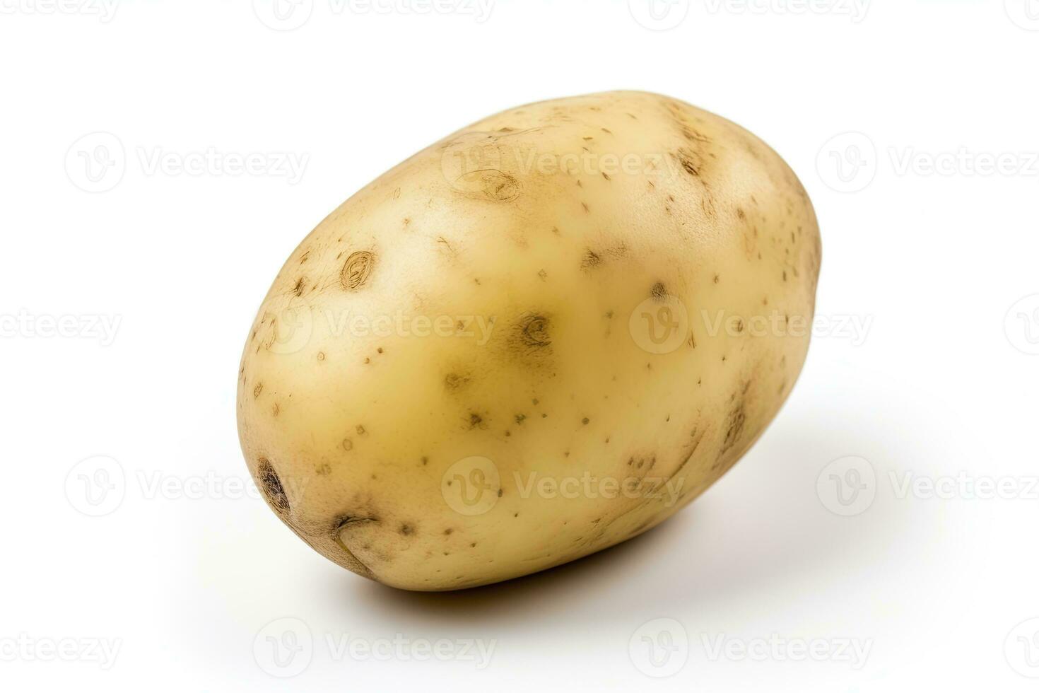 AI generated Potato isolated on white background. AI Generated photo