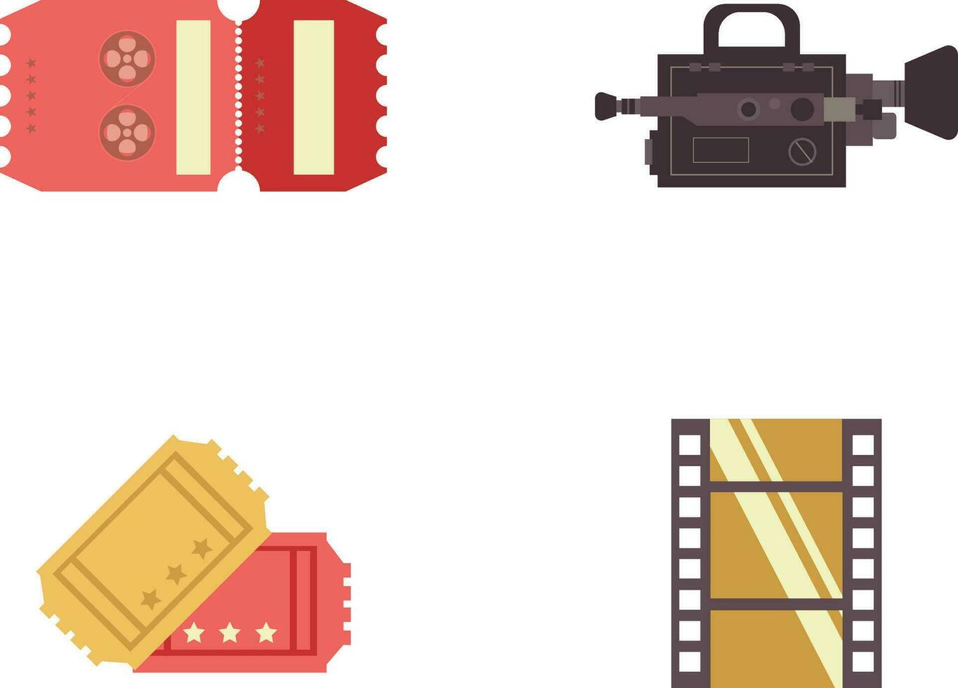 equipment cinema movie vector