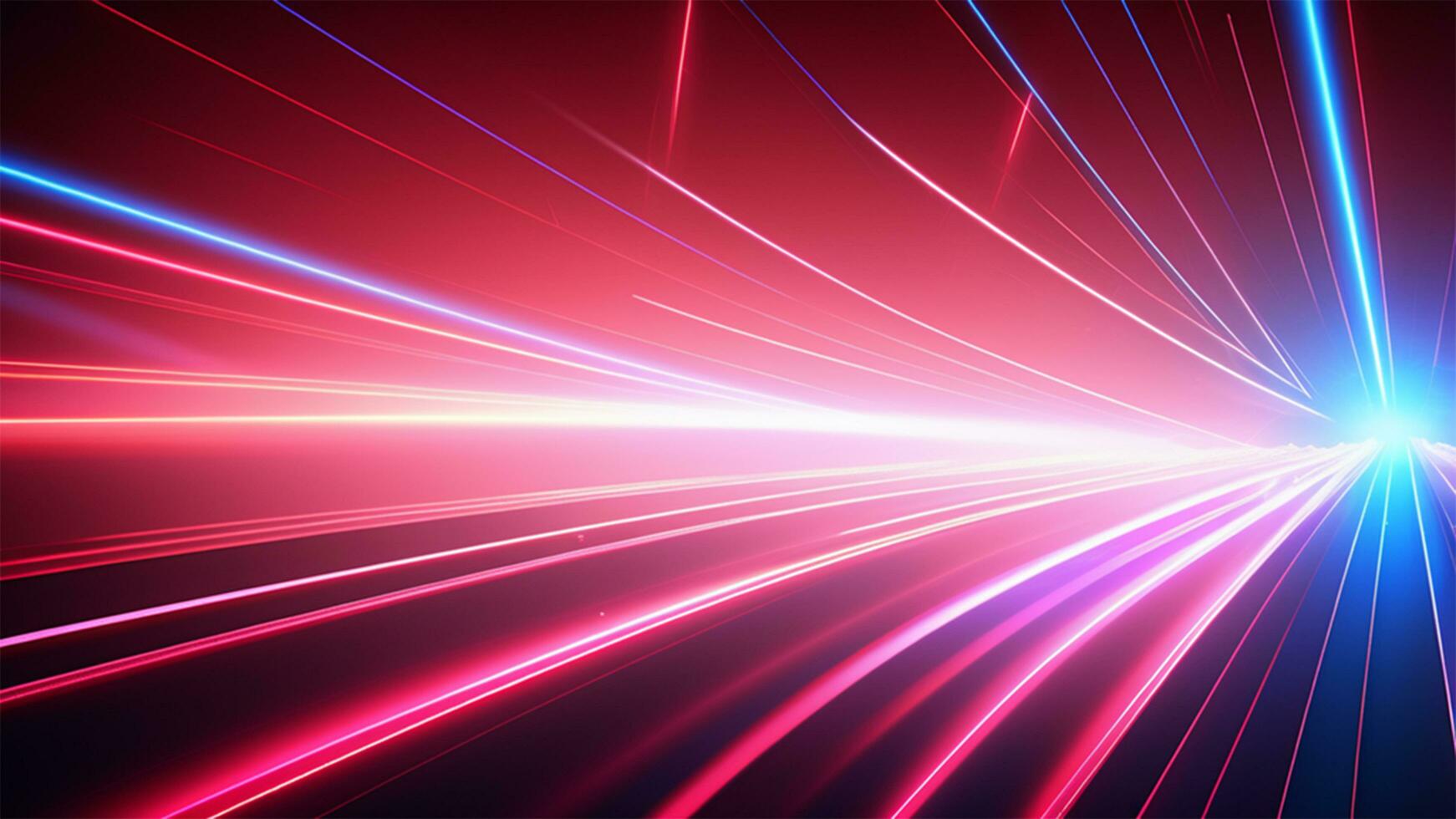 AI generated 3d render, abstract urban background with glowing neon light, Ai generated photo