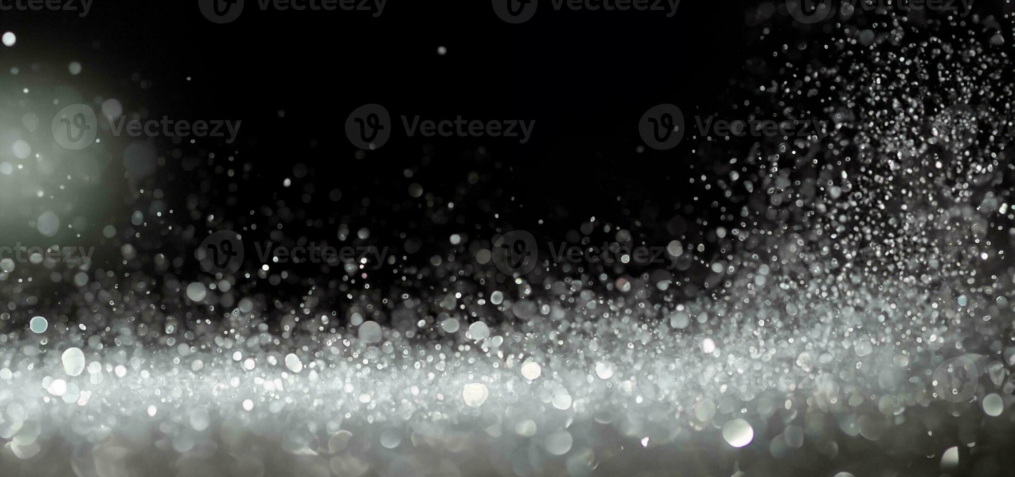 Sparkling glittering lights abstract background photo