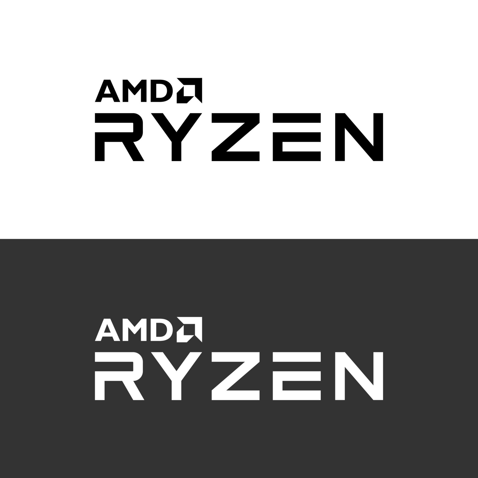 Amd Ryzen Logo Vector Ilustración 36043923 Vector En Vecteezy