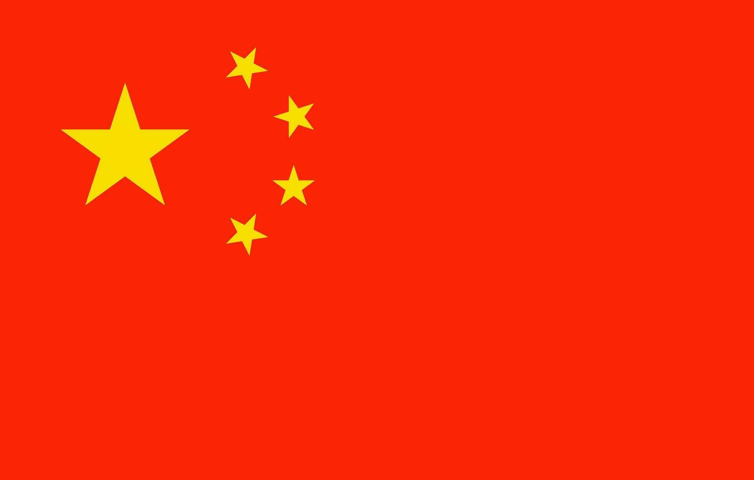 China bandera simple, vector China oficial república, ilustración nacionalidad imperio emblema, nacional bandera de patriota, chino nación, Asia este. país chino gobierno