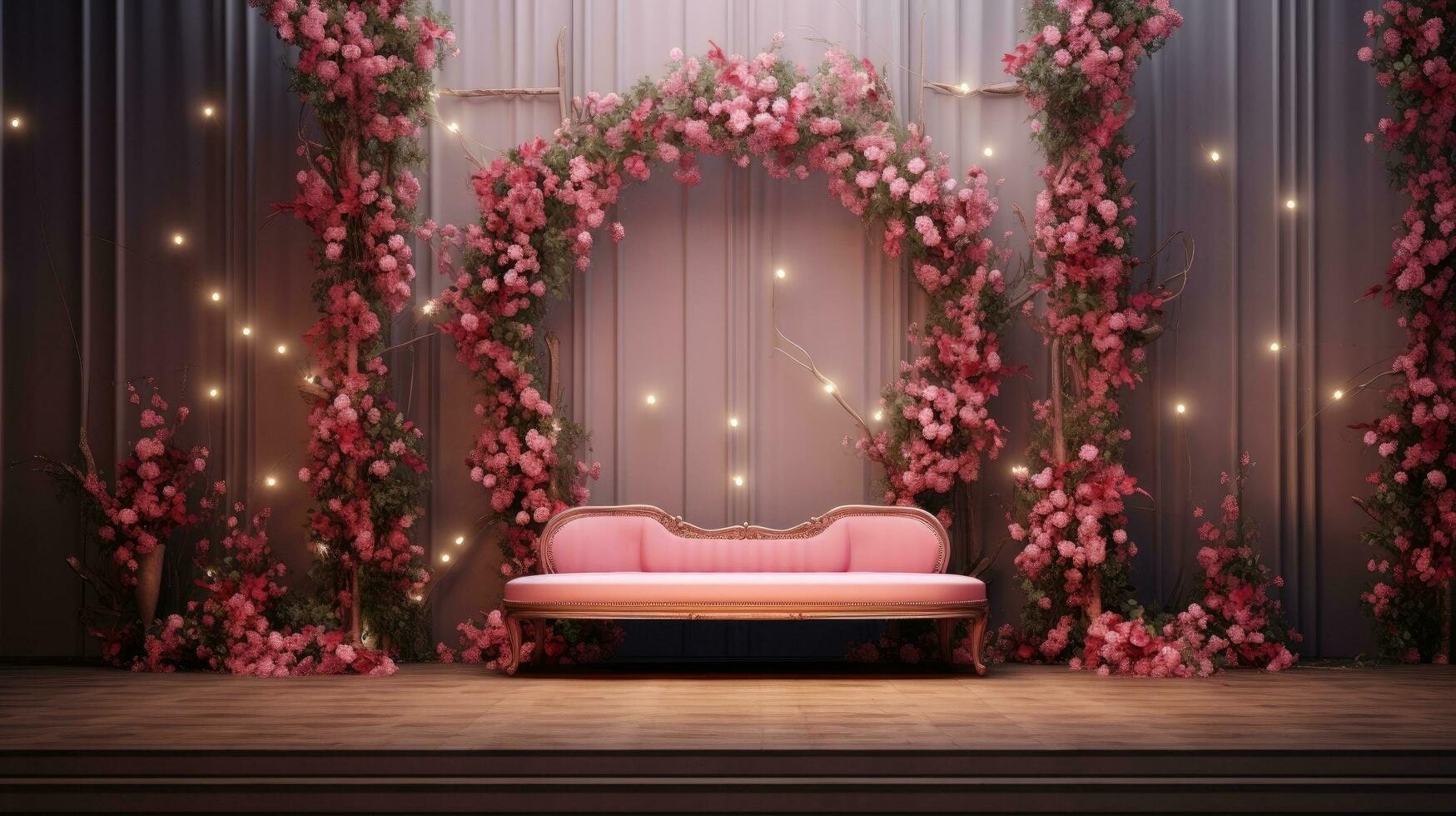 AI generated Classic wedding artwork for your exhibition photo