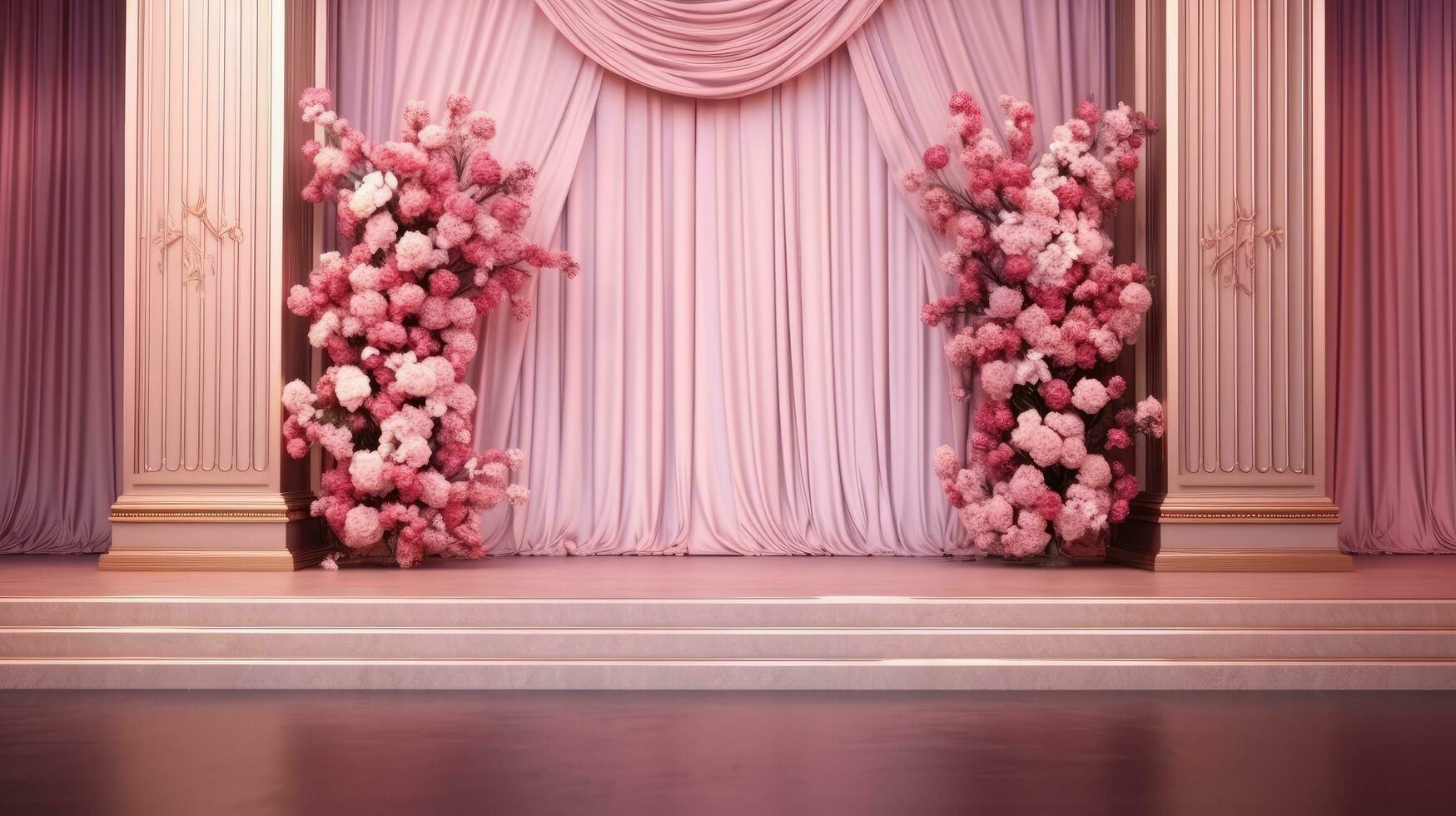 AI generated Elegant marriage concept for your project photo