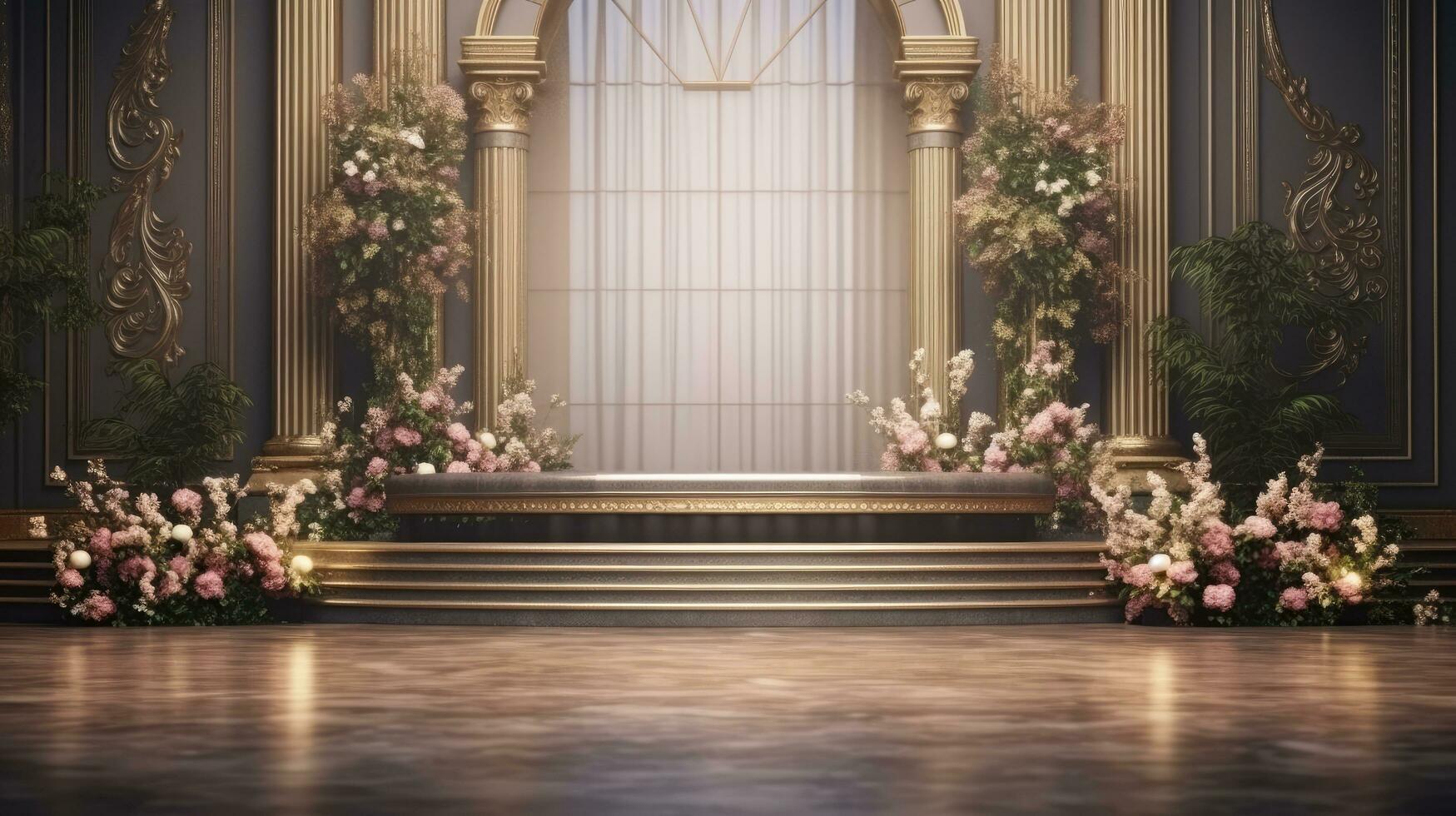 AI generated Dreamy scene illustration for your feature photo