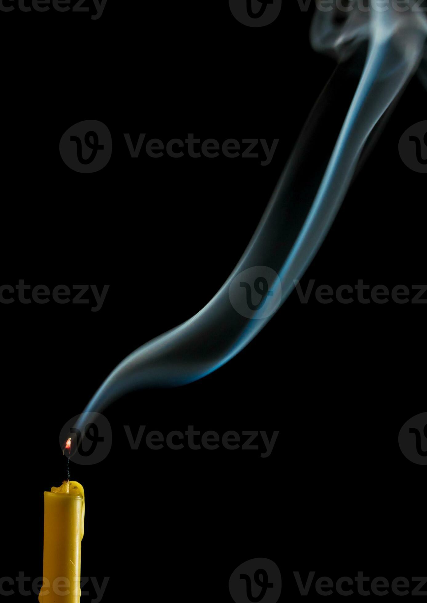 White smoke when the candle goes out 36044738 Stock Photo at Vecteezy