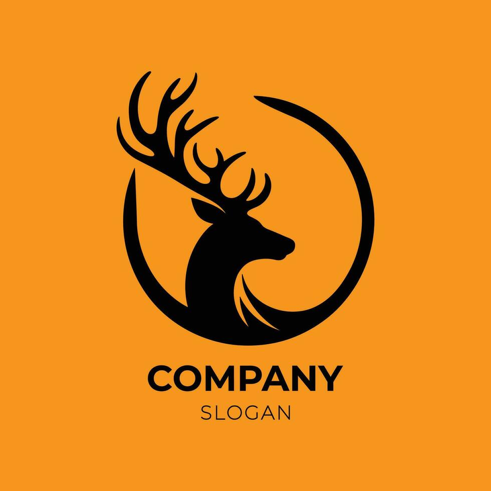 Crafting Deer Inspired Logos with Style vector