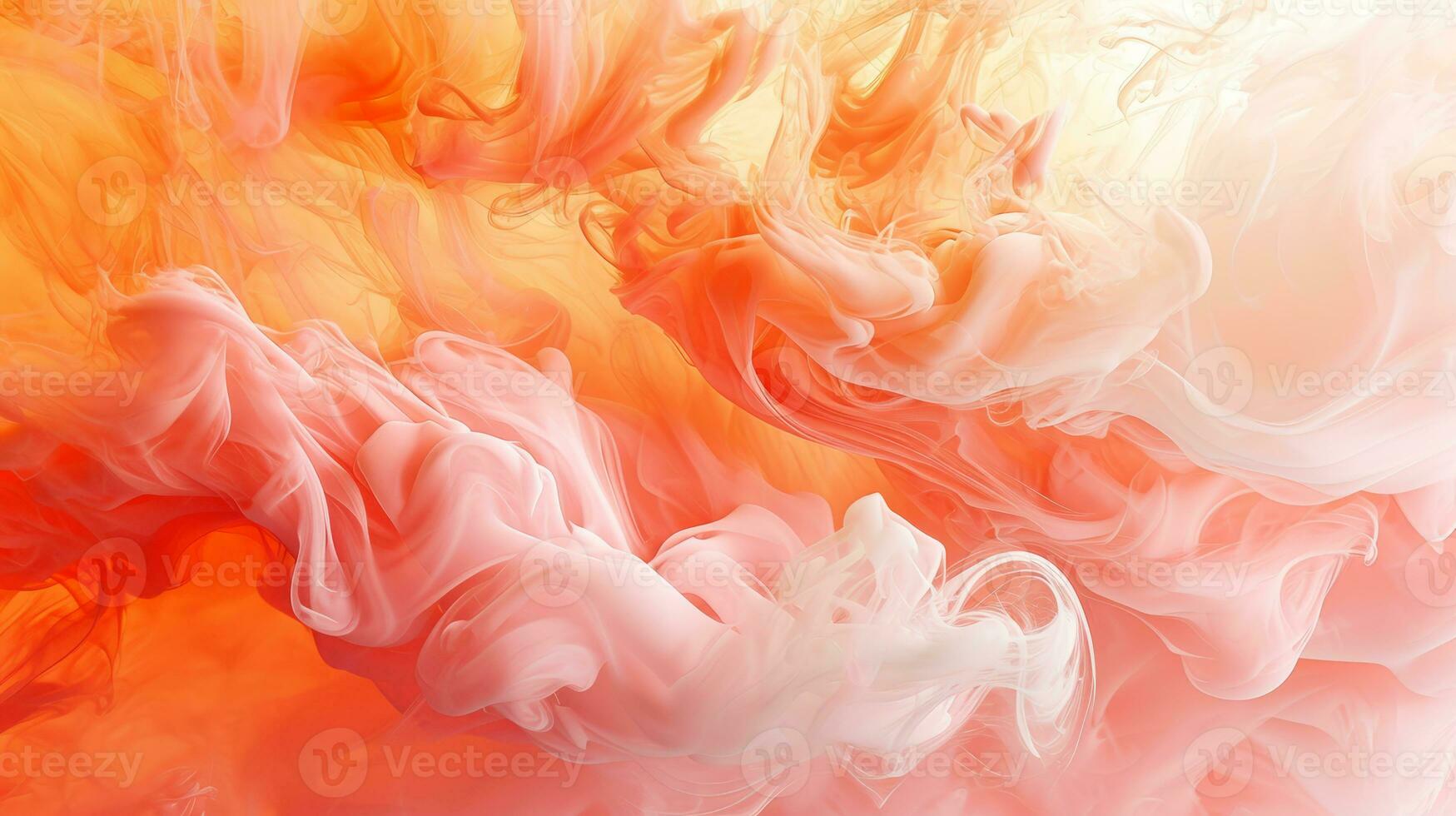 AI generated Colorful abstract background. Smoke and fog wallpaper. photo