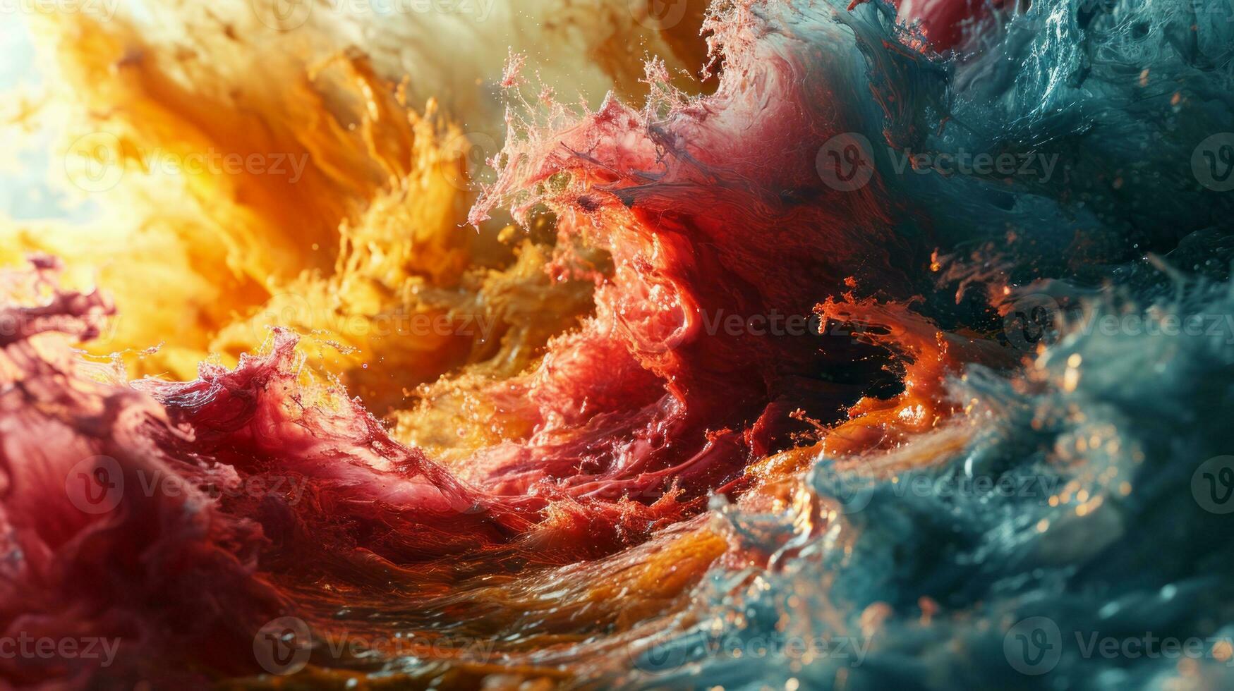 AI generated Colorful abstract background. Water wallpaper. photo