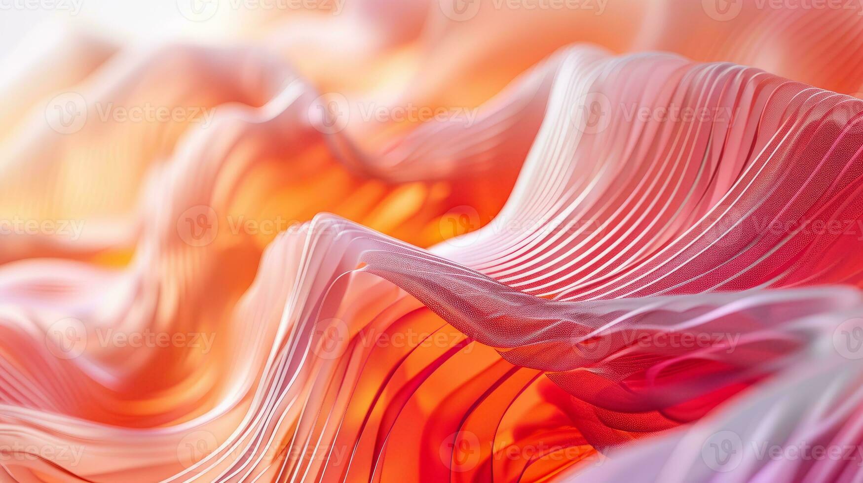 AI generated Abstract wavy background design photo