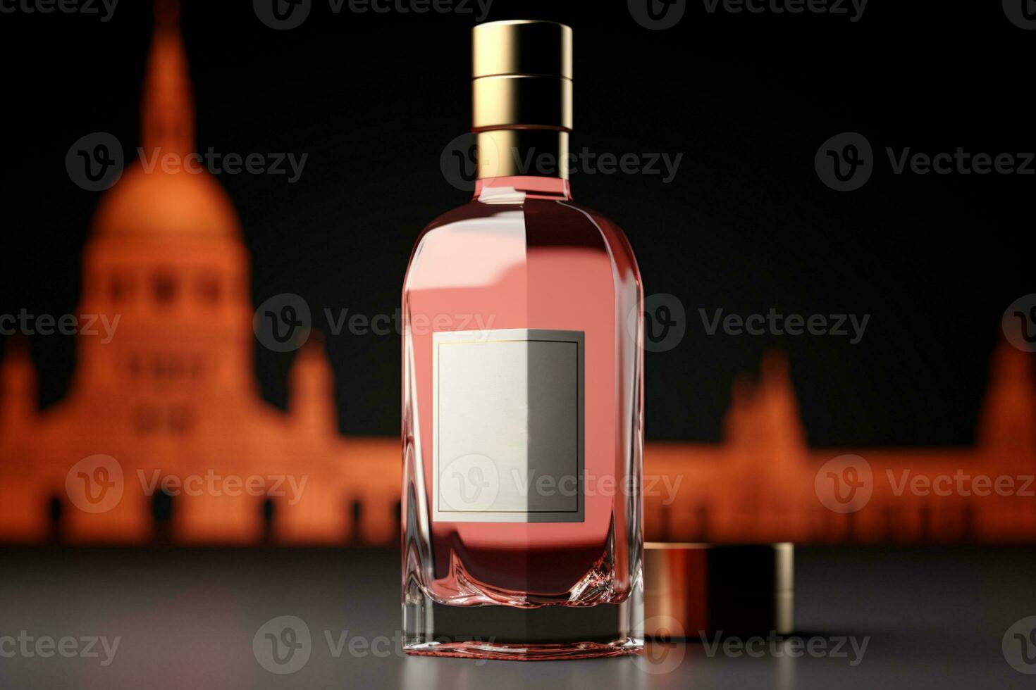 AI generated Photorealistic Bottle Mock Up for Product Presentation Showcasing Design Variations and Details photo