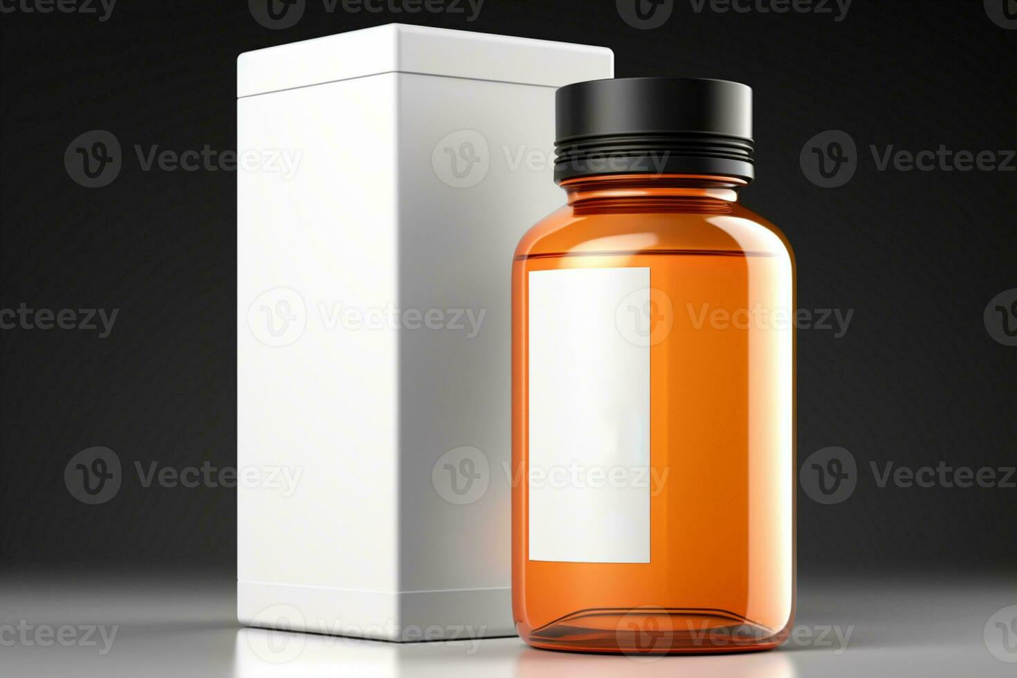 AI generated Photorealistic Bottle Mock Up for Product Presentation Showcasing Design Variations and Details photo