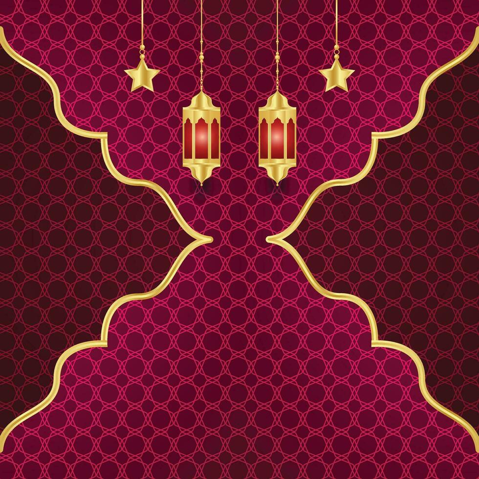 Ramadan or ramadhan kareem with masjid mosque islamic lantern transparent background arabesque pattern shab e barat shaban and laylat ul qadar vector