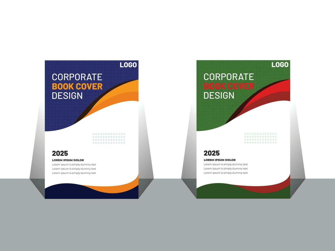 Company book cover design templat. vector