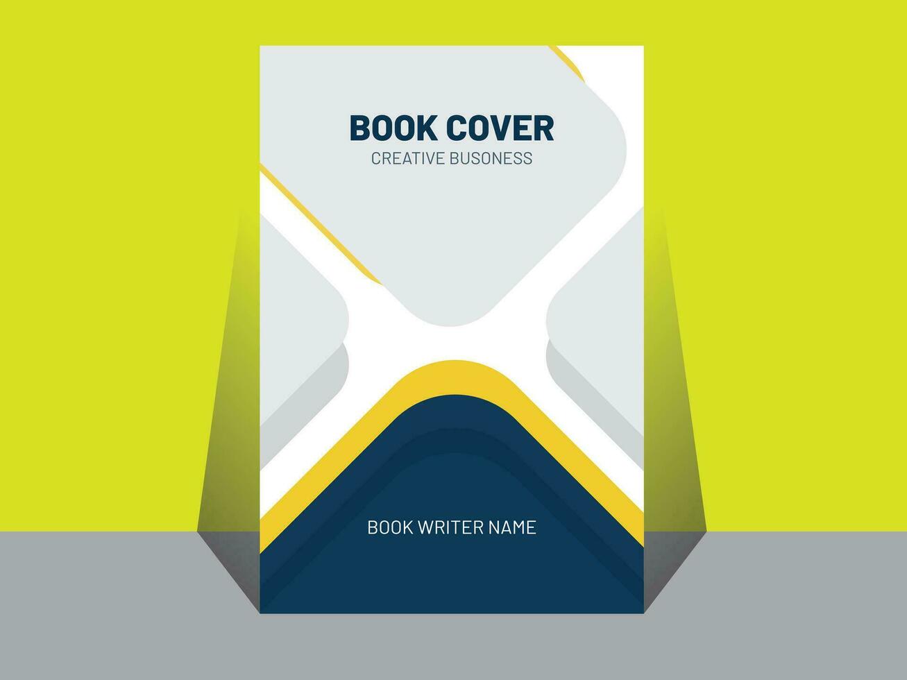 Company book cover design templat. vector