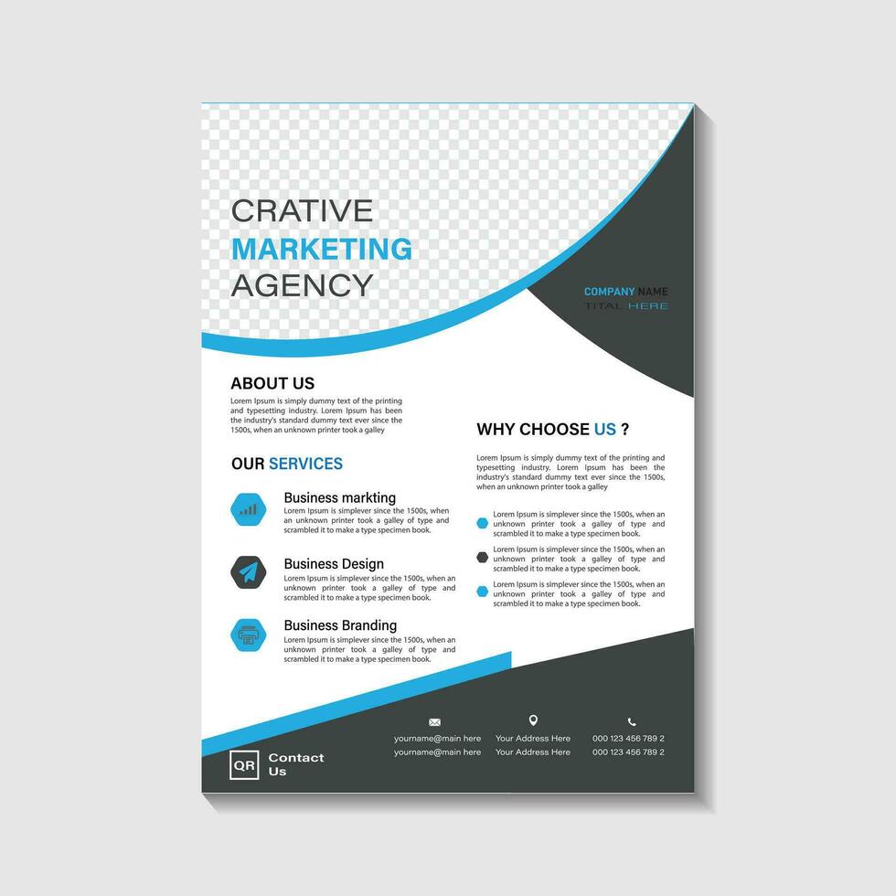 business flyer template vector