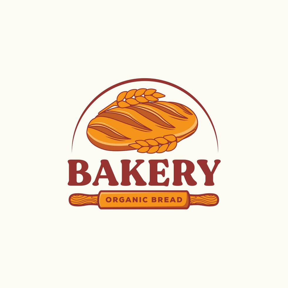 Bakery product vector logo template