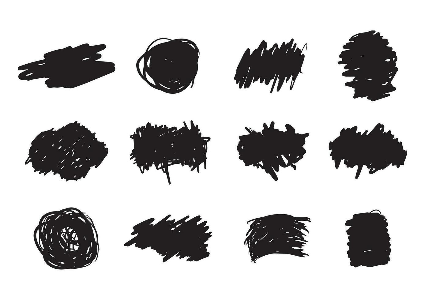 Brush template collection premium vector