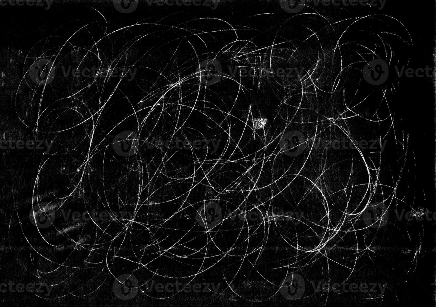 White grunge Hand drawn scrawl scratch texture isolated on black background for overlay photo